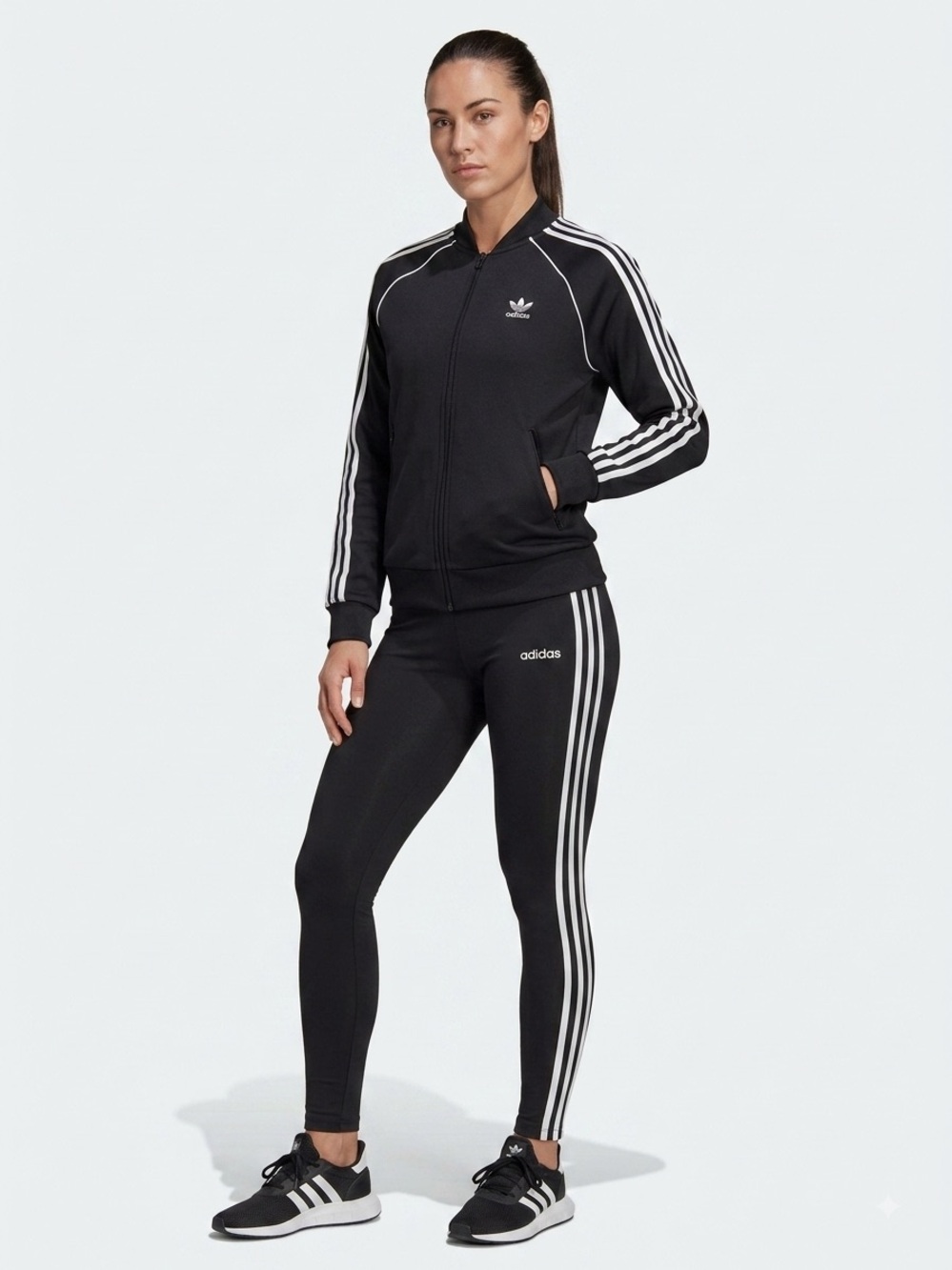 ADIDAS | SET BUNDLE OF ZIP JACKET AND LEGGINGS